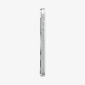 ACS09148 - iPhone 16e Case Ultra Hybrid S (MagFit) in Clear White showing the side