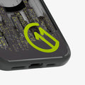 ACS09378 - iPhone 16 Pro Case c11 Series Flâneur Edition (MagFit) showing the partial back and bottom zoomed in