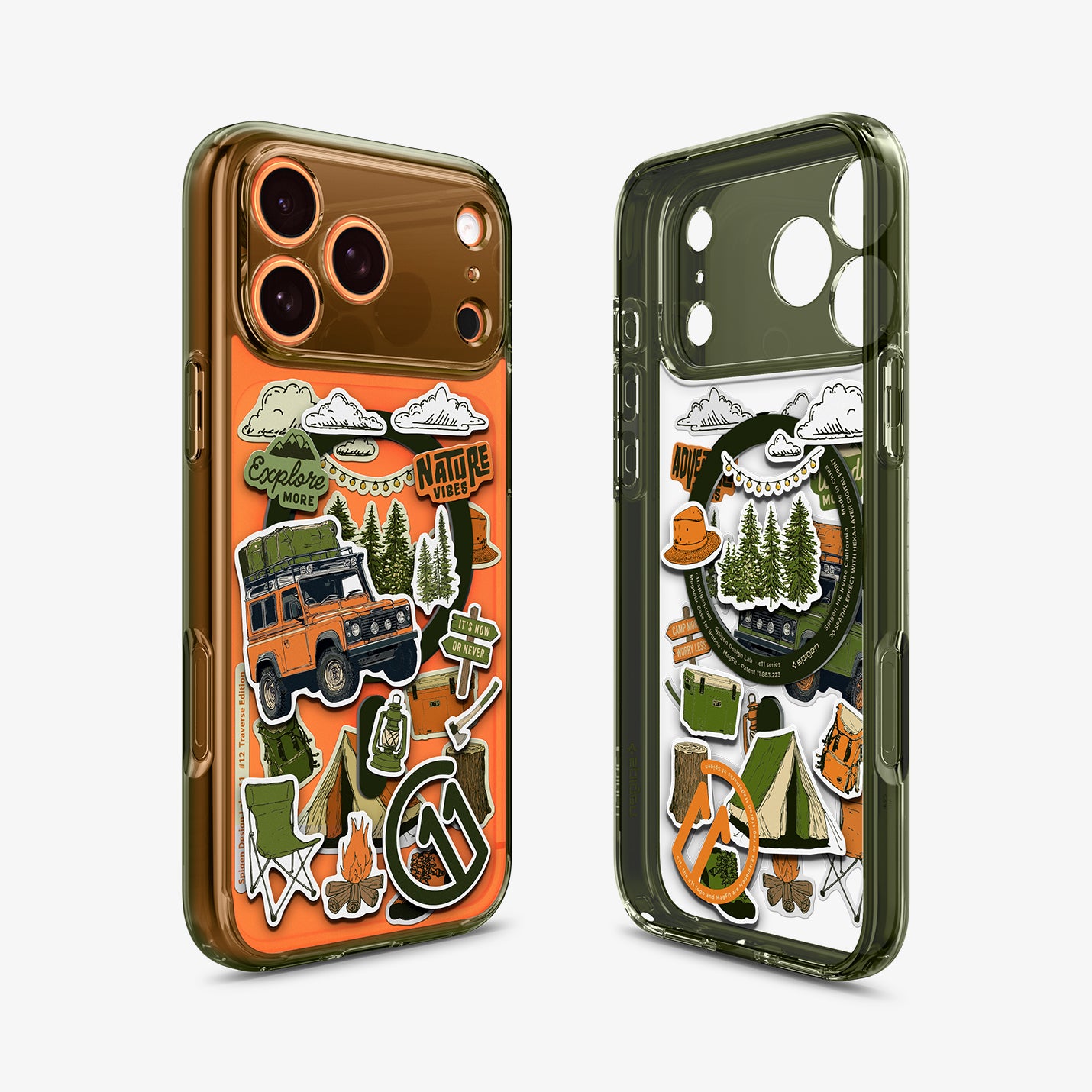 ACS10817 - iPhone 17 Pro Max c11 Series Traverse Edition (MagFit) showing the back and inside