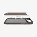 ACS10001 - iPhone 17 Air Urban Fit T (MagFit) in Mocha Brown showing the multiple layers of case