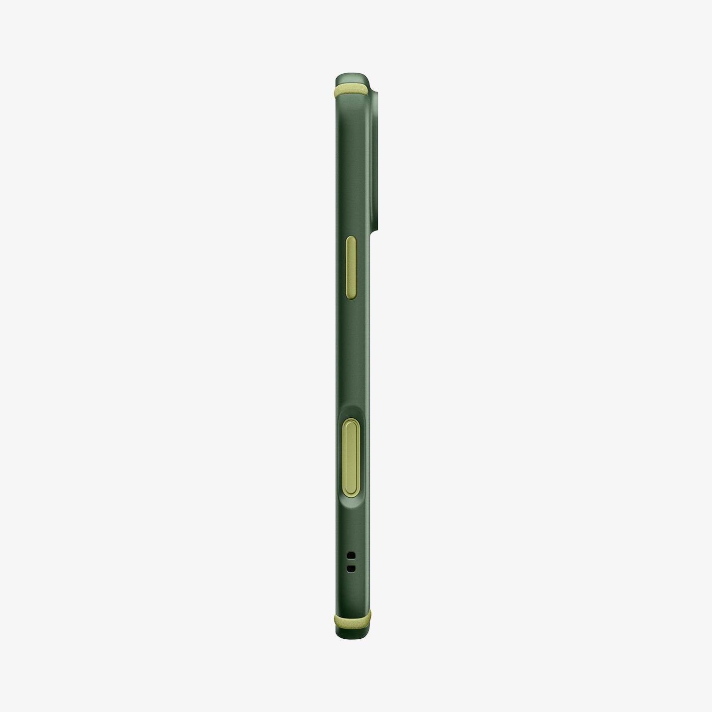 ACS09640 - iPhone 17 Pro Nano Pop Hybrid (MagFit) in Avo Green showing the side
