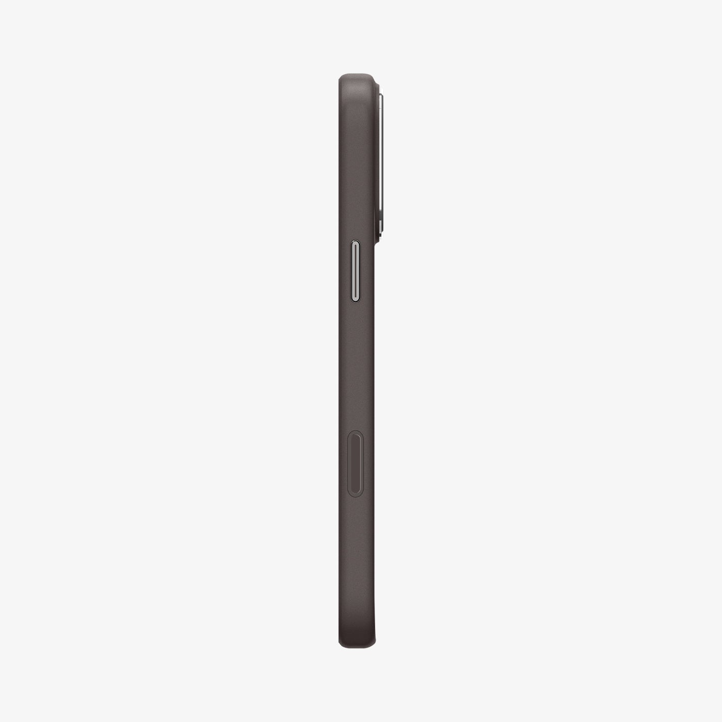ACS09641 - iPhone 17 Pro Urban Fit T (MagFit) in Mocha Brown showing the side