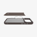 ACS09641 - iPhone 17 Pro Urban Fit T (MagFit) in Mocha Brown showing the multiple layers of case