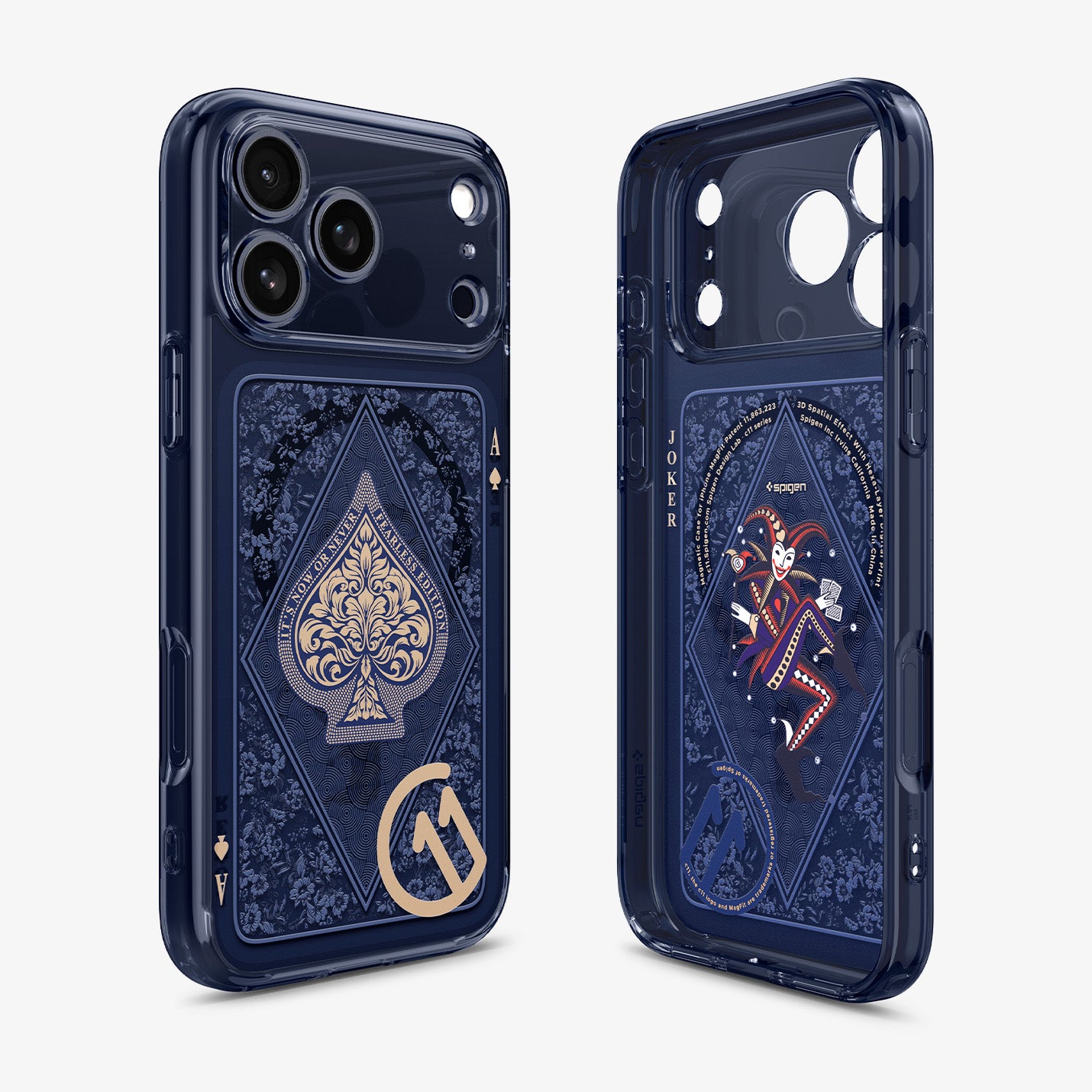 ACS10409 - iPhone 17 Pro Max Series Case c11 Fearless Edition (MagFit) showing the back, sides and inside of case