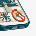 ACS10169 - iPhone 17 Pro Max Series Case c11 Series Huntington Edition (MagFit) showing the back zoomed in on c11 logo
