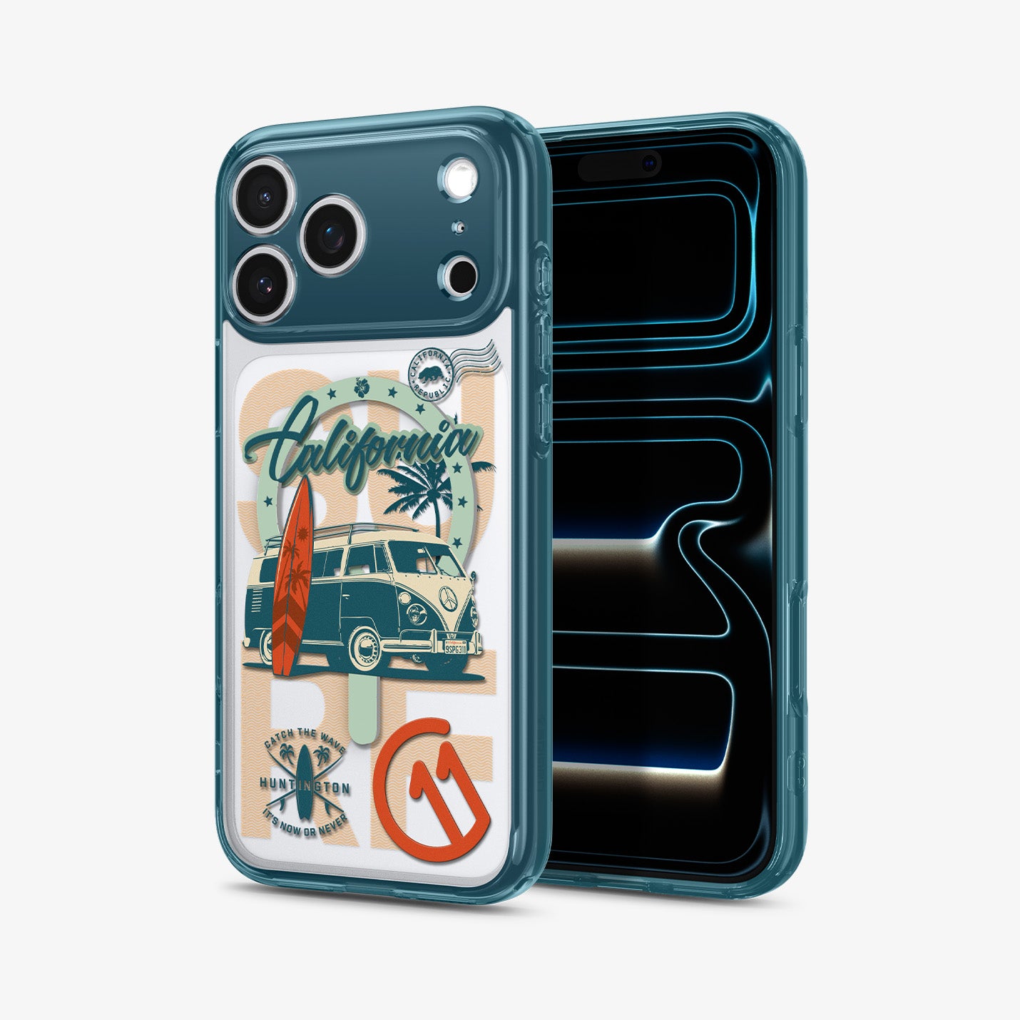 ACS10170 - iPhone 17 Pro Series Case c11 Series Huntington Edition (MagFit) showing the back and front