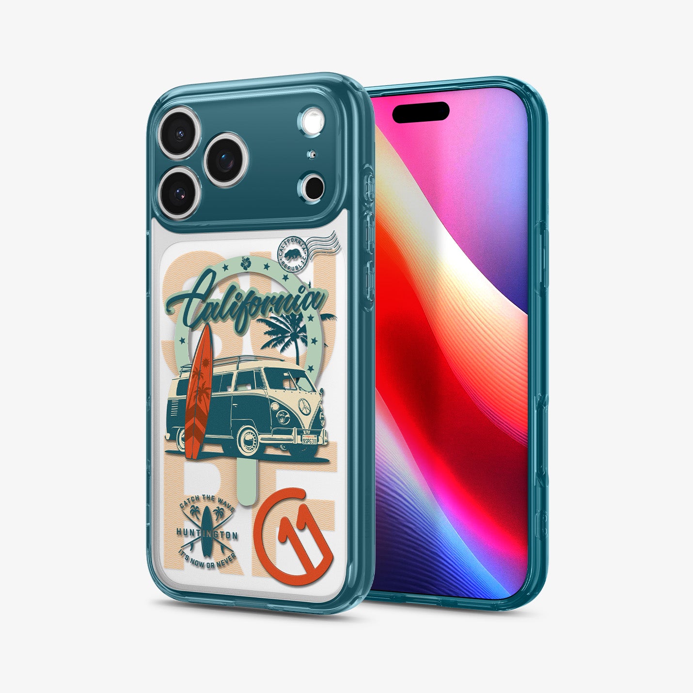 ACS10170 - iPhone 17 Pro Series Case c11 Series Huntington Edition (MagFit) showing the back and front