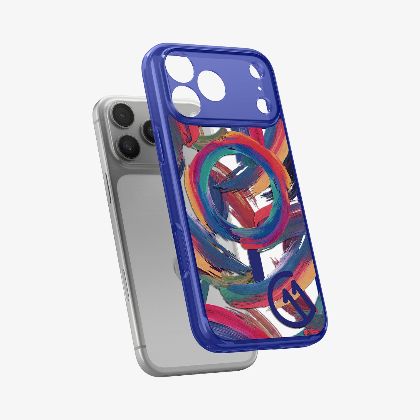 ACS11391 - iPhone 17 Series C11 Palette case showing phone installation with raised camera cutout