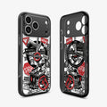 ACS11842 - Spigen Signal C11 iPhone 17 Pro case showing the Spigen Signal C11 case front and back angled view, with the MagSafe ring revealing a hidden Signal logo