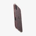 ACS08193 - iPhone 16 Case Liquid Crystal Glitter in Rose Quartz showing the back, partial side and bottom