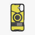 ACS08226 - iPhone 16 Case Slim Armor (MagFit) in Gunmetal showing the inner case