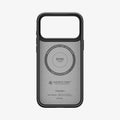 ACS09959 - iPhone 17 Pro Case Enzo Aramid T in black showing the inside of case