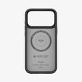 ACS09906CA - iPhone 18 Pro Max / iPhone 17 Pro Max Enzo Aramid T (Mag Fit) Black Black showing the inner case structure with an integrated magnetic ring and protective lining