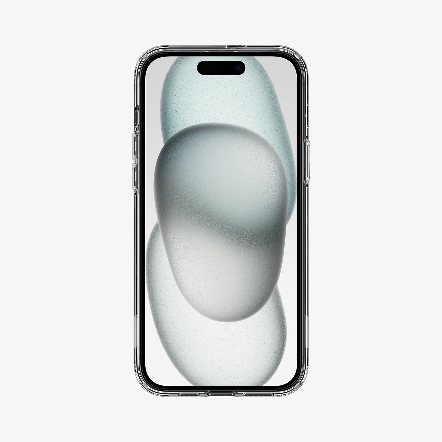 ACS06666 - iPhone 15 Plus Case Ultra Hybrid S (MagFit) in black showing the front