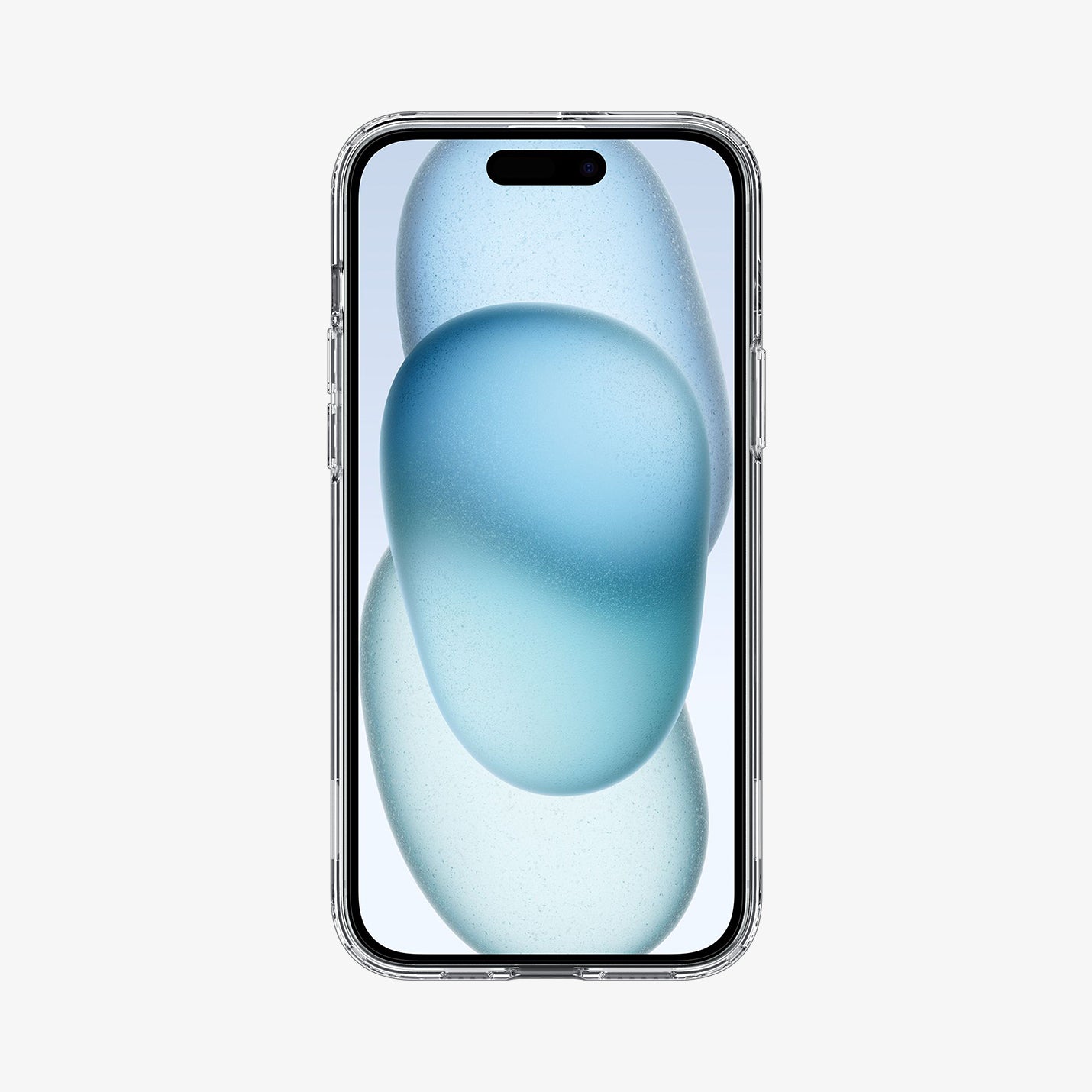 ACS06665 - iPhone 15 Plus Case Ultra Hybrid S (MagFit) in crystal clear showing the front