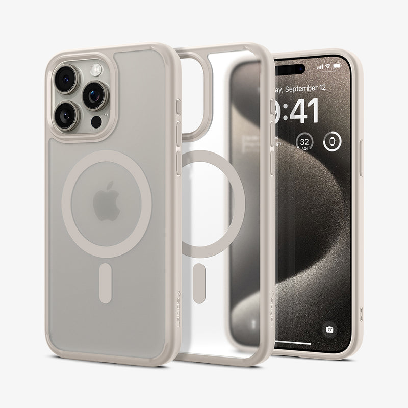  Spigen Magnetic Ultra Hybrid MagFit Designed for iPhone 15 Pro  Max Case, [Anti-Yellowing] [Military-Grade Protection] Compatible with  MagSafe (2023) - Frost Clear : Cell Phones & Accessories