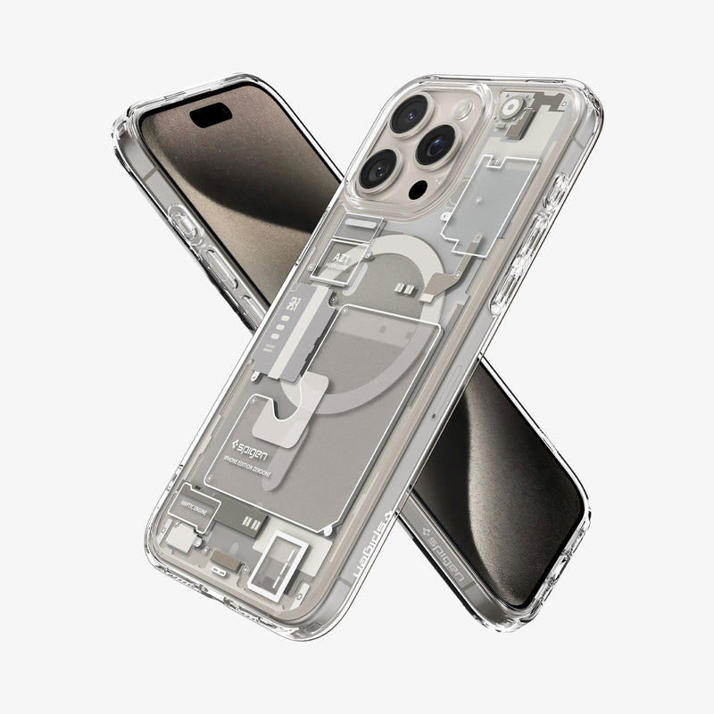 For Apple iPhone 15 Pro Max Case / 15 Pro, Spigen [Ultra Hybrid] (MagFit)  Pack