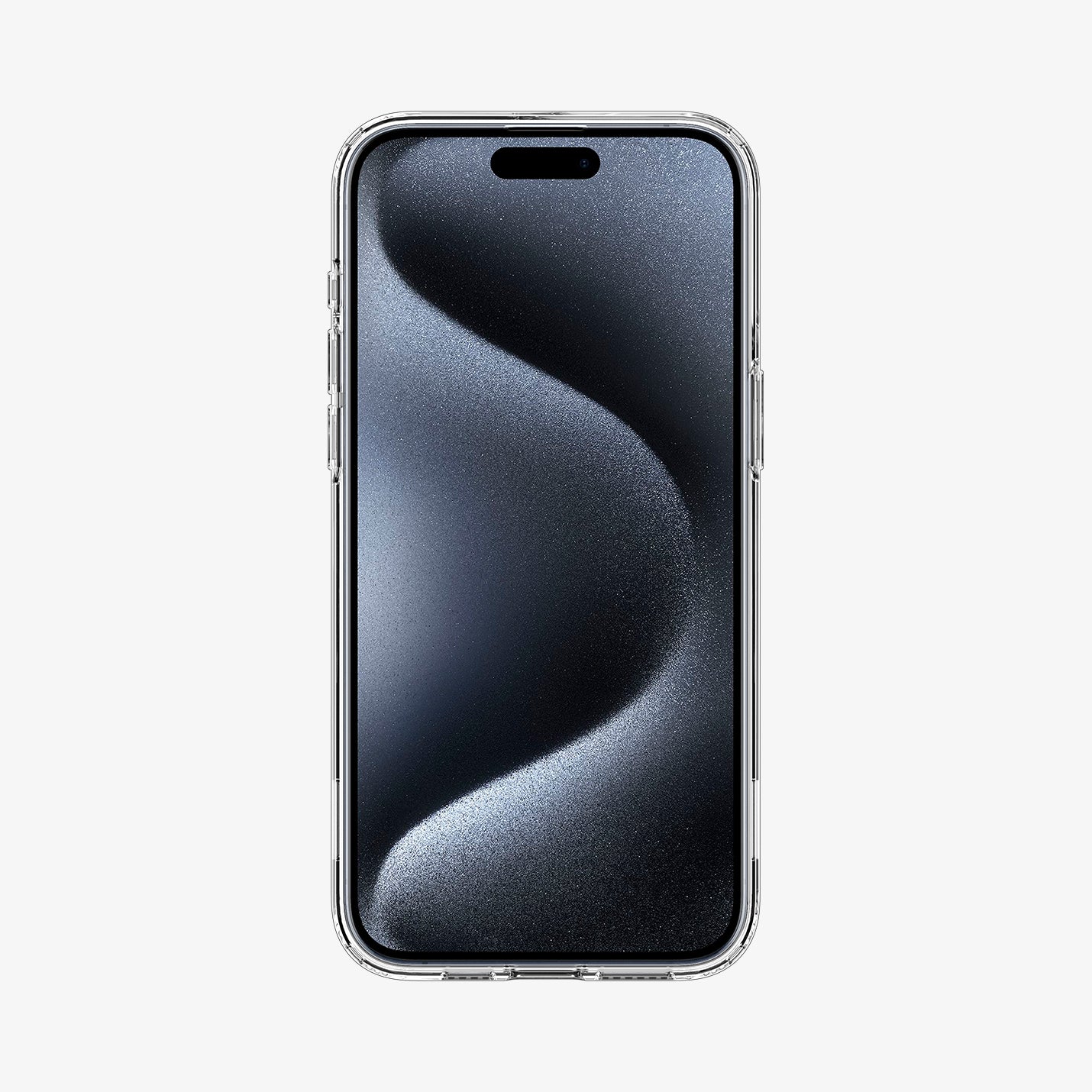 ACS06583 - iPhone 15 Pro Max Case Ultra Hybrid S (MagFit) in crystal clear showing the front