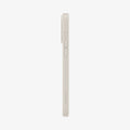 ACS07215 - iPhone 15 Pro Case Ultra Hybrid (MagFit) in Frost Natural Titanium showing the side with side buttons