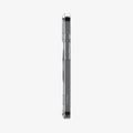 ACS08082 - iPhone 16 Plus Case Ultra Hybrid S (MagFit) in Crystal Clear showing the side with volume buttons