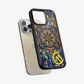 ACS09228 - iPhone 16 Pro Case c11 Series Magnolia Edition (MagFit + Camera Control) showing the back hovering in front of the device
