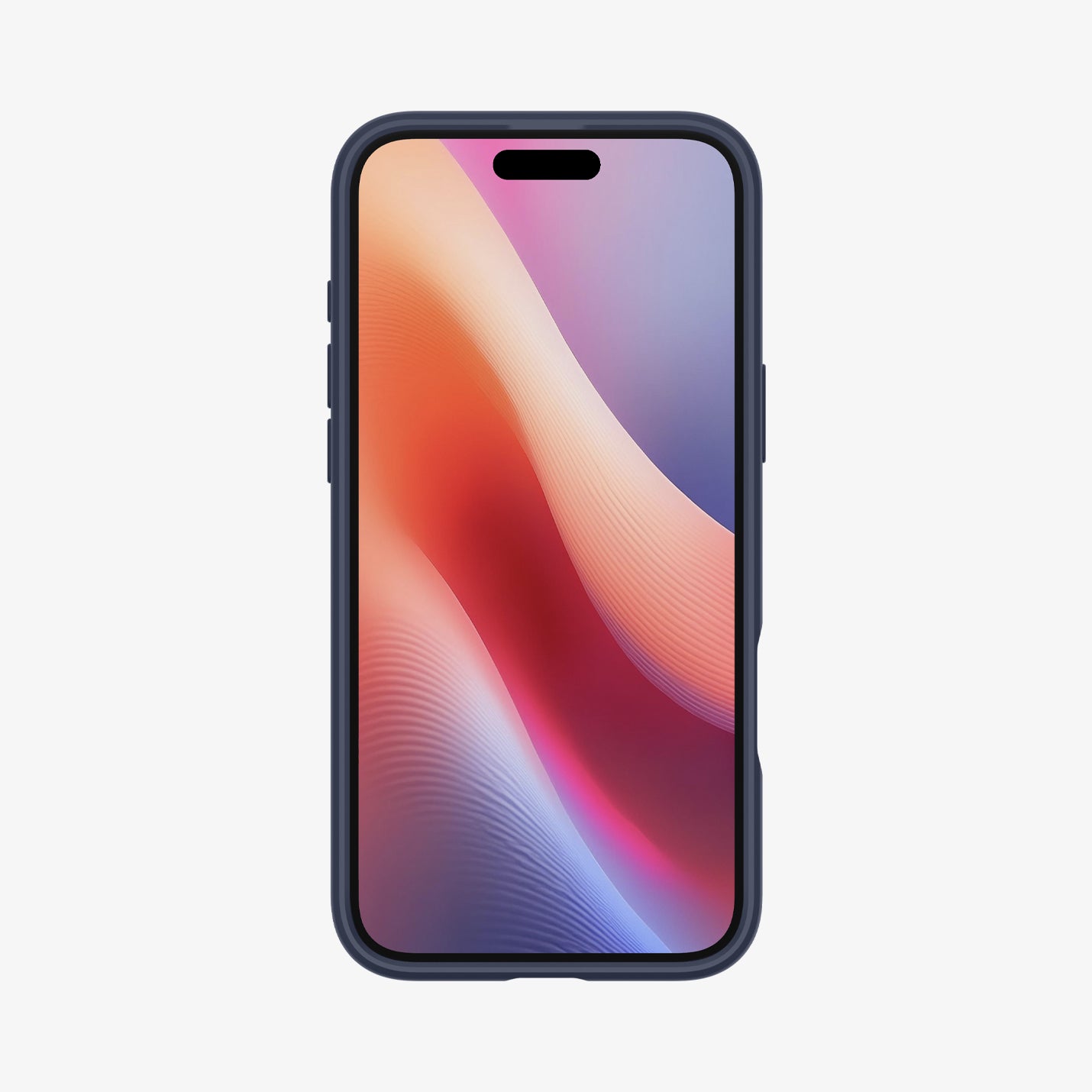 ACS08202 - iPhone 16 Case Ultra Hybrid in Navy Blue showing the front