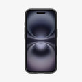 ACS09074 - iPhone 16 Case Ultra Hybrid T (MagFit + Camera Control) in Frost Black showing the front