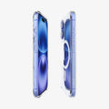 ACS09073 - iPhone 16 Case Ultra Hybrid T (MagFit + Camera Control) in White showing the partial back, partial front and sides