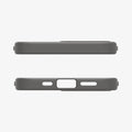 ACS09532 - iPhone 17e Case Liquid Air in Marble Gray showing the top and bottom
