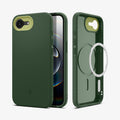 ACS09157 - iPhone 17e Case Nano Pop (MagFit) in Avo Green showing the back, partial front and sides
