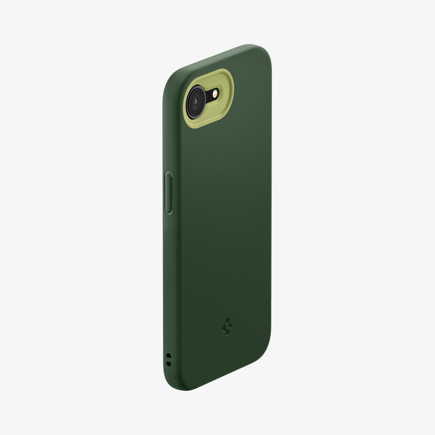 ACS09157 - iPhone 16e Case Nano Pop (MagFit) in Avo Green showing the back, partial top and side