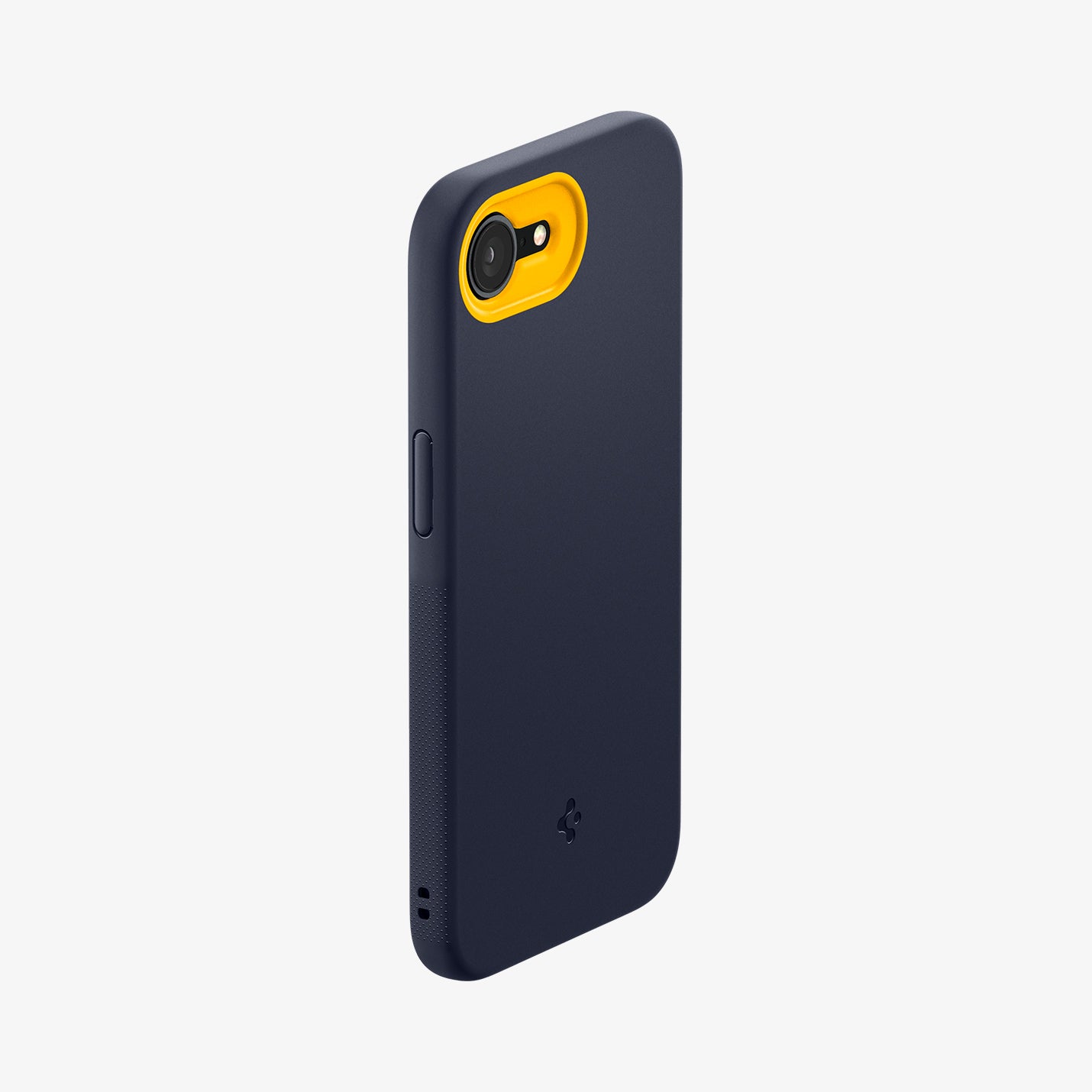 ACS09154 - iPhone 16e Case Nano Pop (MagFit) in Blueberry Navy showing the back, partial top and side
