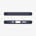 ACS09154 - iPhone 17e Case Nano Pop (MagFit) in Blueberry Navy showing the top and bottom