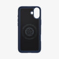 ACS08061 - iPhone 16 Plus Case Thin Fit (MagFit) in Navy Blue showing the inner case