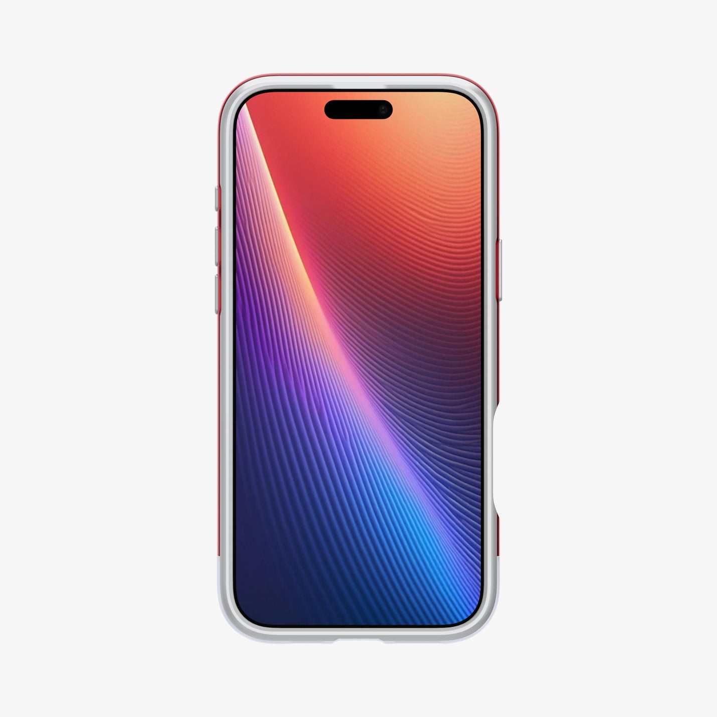 ACS08154 - iPhone 16 Pro Case Classic C1 (MagFit) in Ruby showing the front