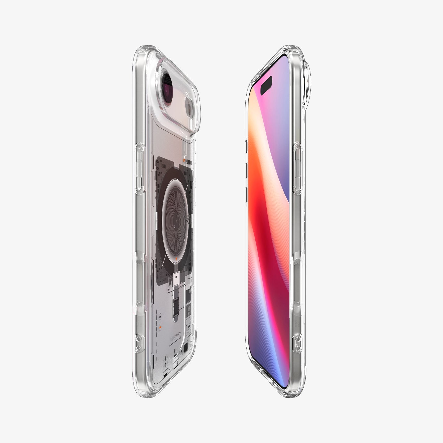 ACS10059 - iPhone 17 Air Ultra Hybrid Neo One (MagFit) showing the partial front, partial back and sides