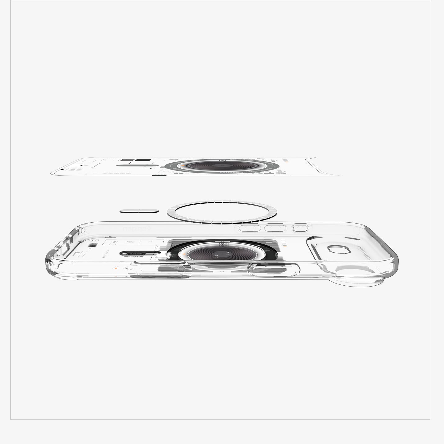 ACS10059 - iPhone 17 Air Ultra Hybrid Neo One (MagFit) showing the multiple layers of case