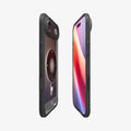 ACS10061 - iPhone 17 Air Ultra Hybrid Classic (MagFit) in Classic Black showing the partial front, partial back and sides