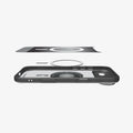 ACS10061 - iPhone 17 Air Ultra Hybrid Classic (MagFit) in Classic Black showing the multiple layers of case