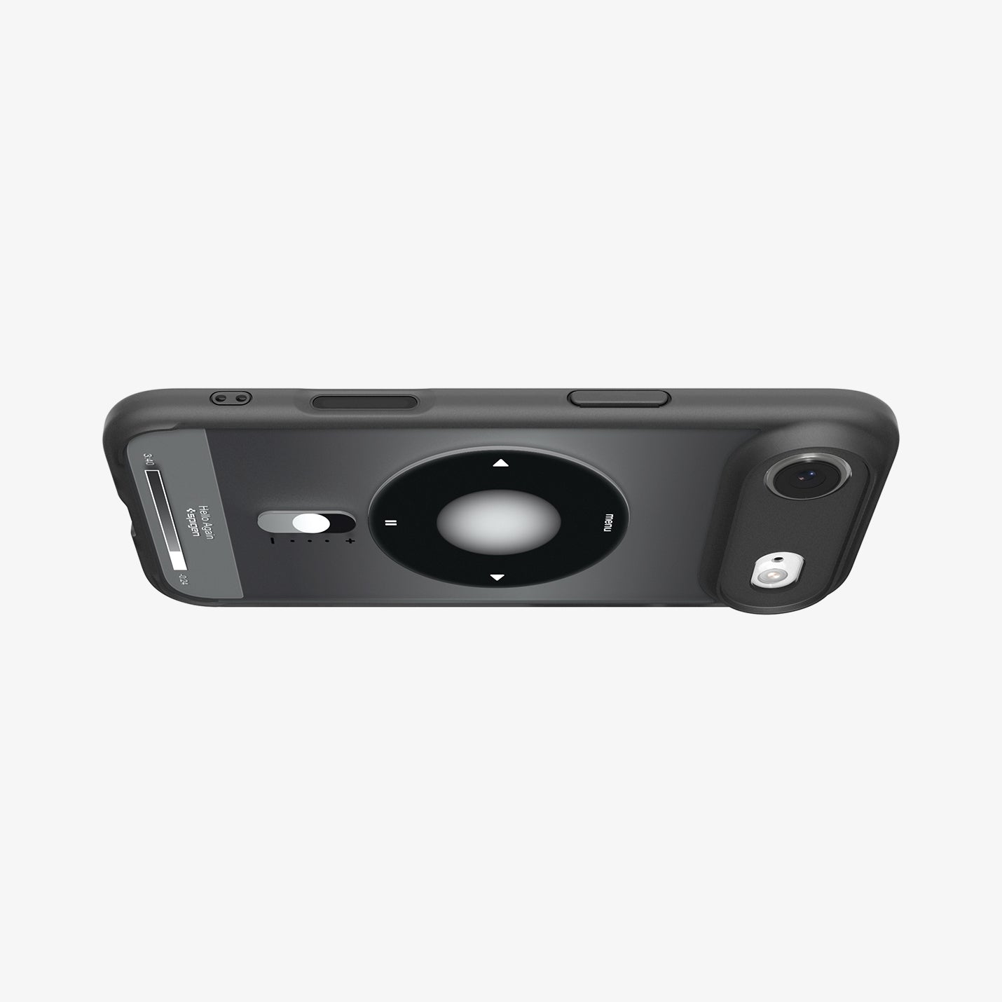 ACS10061 - iPhone 17 Air Ultra Hybrid Classic (MagFit) in Classic Black showing layer and magfit magnet above the case
