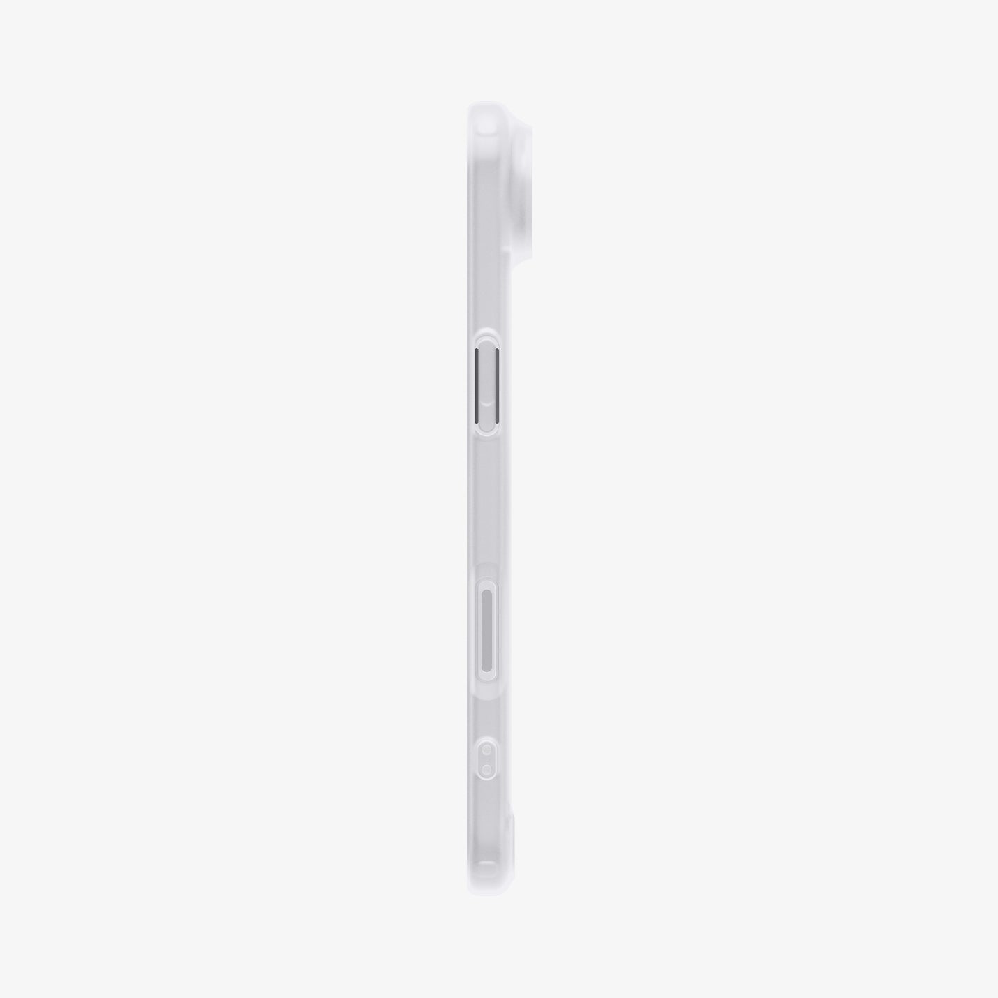 ACS10060 - iPhone 17 Air Ultra Hybrid Classic (MagFit) in Classic Silver showing the side