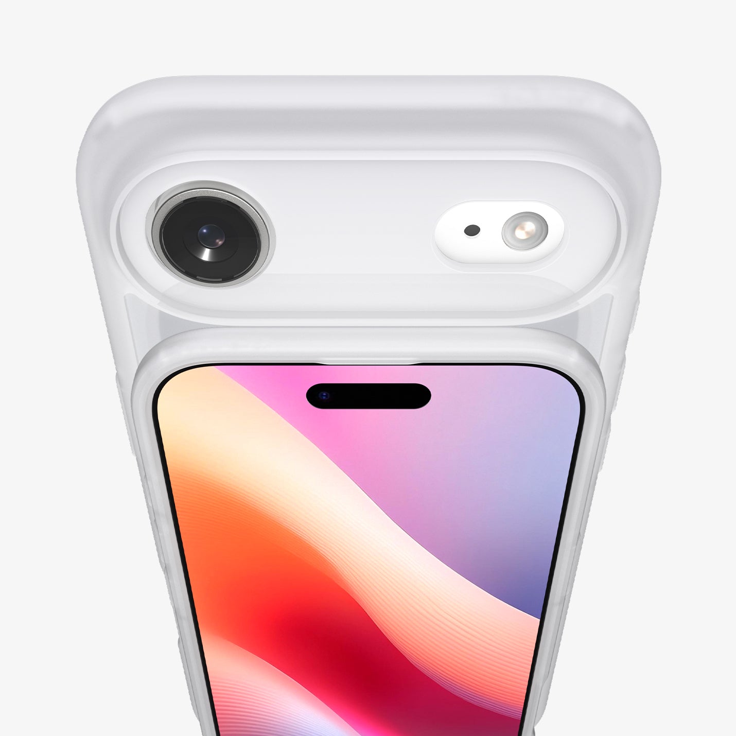 ACS10060 - iPhone 17 Air Ultra Hybrid Classic (MagFit) in Classic Silver showing back with camera and front