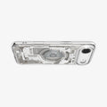 ACS10057 - iPhone 17 Air Ultra Hybrid Zero One (MagFit) in Zero One Natural Titanium showing layer and magfit magnet above the case