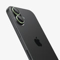 AGL10128 - iPhone 17 Optik Pro EZ Fit Lens Protector in green showing the back and side