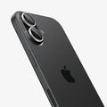 AGL10126 - iPhone 17 Optik Pro EZ Fit Lens Protector in silver showing the back and side