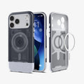 ACS09960 - iPhone 17 Pro Case Classic C1 (MagFit) in graphite showing the back and inside magnet ring layer