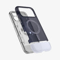 ACS09960 - iPhone 17 Pro Case Classic C1 (MagFit) in graphite showing the case hovering away from the device