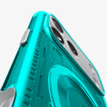 ACS09908 - iPhone 17 Pro Max Case Classic C1 (MagFit) in bondi blue showing the back and side zoomed in