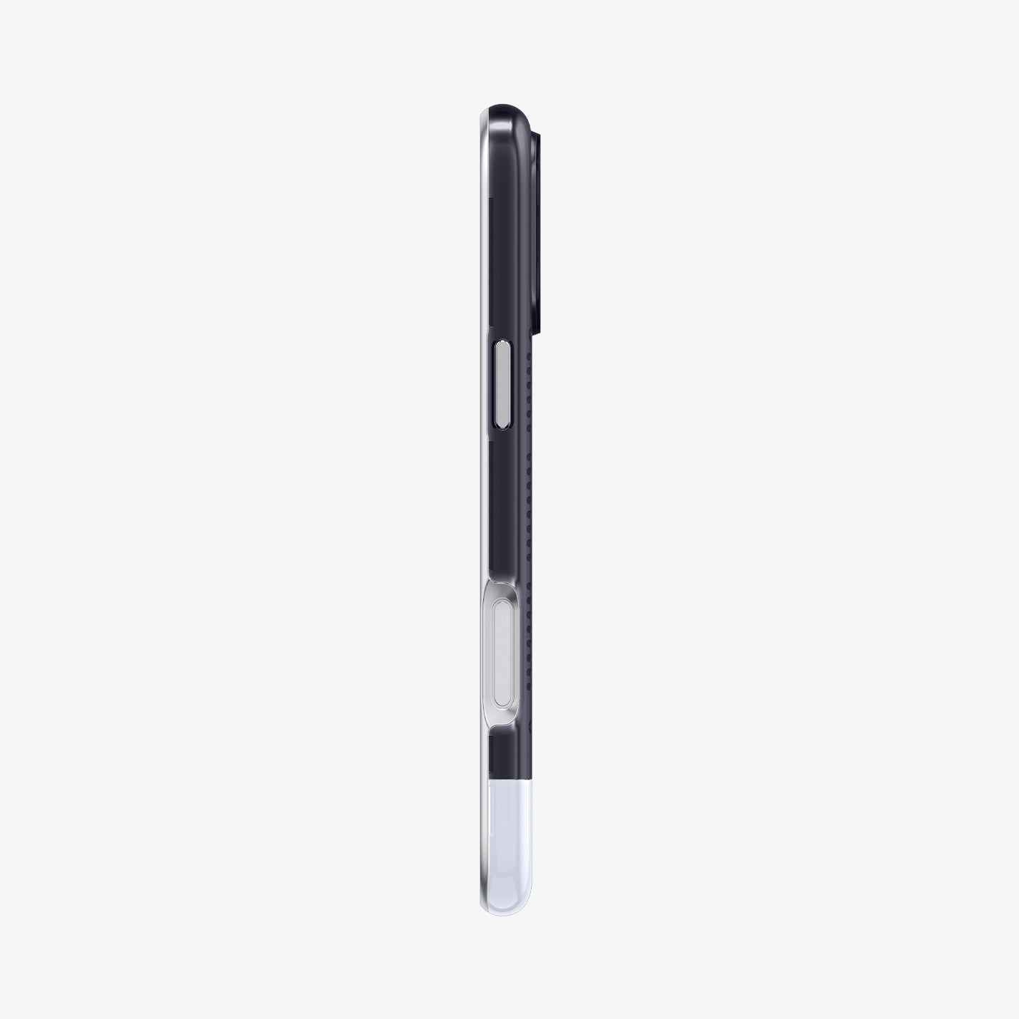 ACS09907 - iPhone 17 Pro Max Case Classic C1 (MagFit) in graphite showing the side
