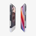 ACS09907 - iPhone 17 Pro Max Case Classic C1 (MagFit) in graphite showing the sides, partial front and back